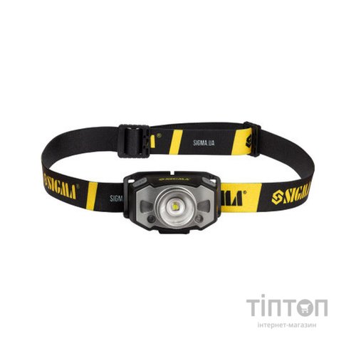 Ліхтар Sigma LED 300Лм 1200мАч із сенсором та фокусуванням (5390251)