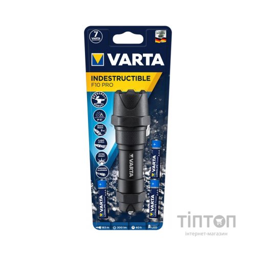 Ліхтар Varta Indestructible F10 Pro LED 3хААА (18710101421)