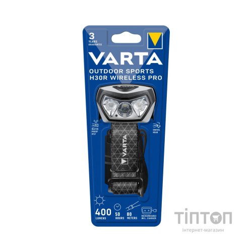 Ліхтар Varta Indestructible H30 Pro 4 Ватт IP67 IK08 (18650101401)