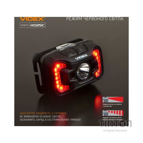 Ліхтар Videx 310Lm 5000K (VLF-H025C)