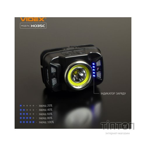 Ліхтар Videx 410Lm 5000K (VLF-H035C)