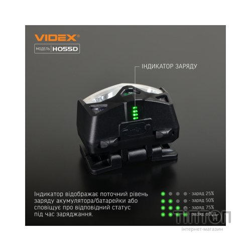 Ліхтар Videx VLF-H055D 500Lm 5000K (VLF-H055D)