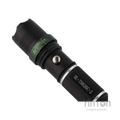 Ліхтар X-Balog UV 2 діоди BL-T8626C-2 алюмінієвий діапазон до 300 м (L0-72)