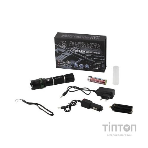 Ліхтар X-Balog UV 2 діоди BL-T8626C-2 алюмінієвий діапазон до 300 м (L0-72)