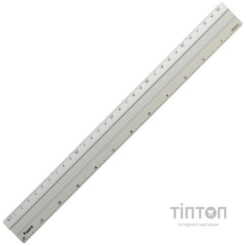 Лінійка Axent aluminum, 30cm, grey (7430-А)