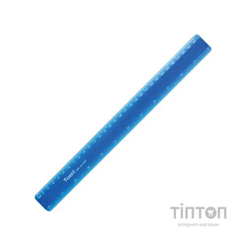 Лінійка Axent plastic, 30cm, matt, blue (7530-02-А)