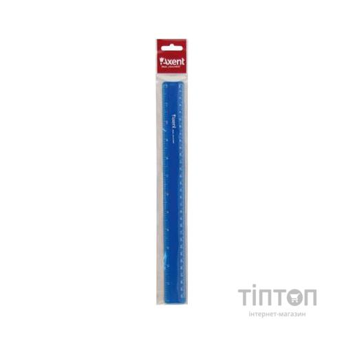 Лінійка Axent plastic, 30cm, matt, blue (7530-02-А)