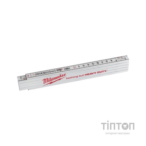 Лінійка будівельна Milwaukee складана композитна, 2м (4932459301)