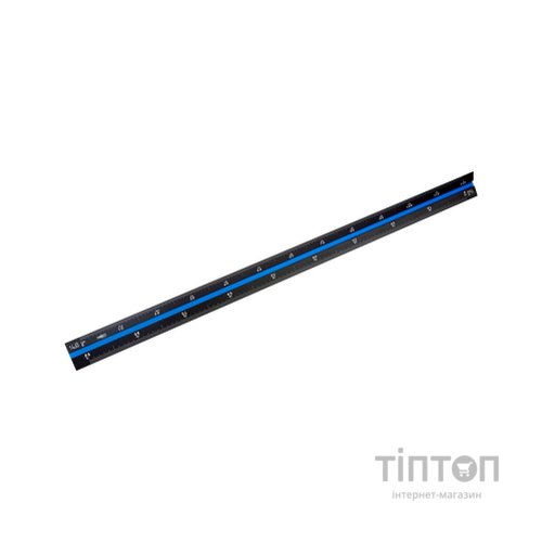 Лінійка будівельна Neo Tools трикутна, алюміній, 30 см (72-205)