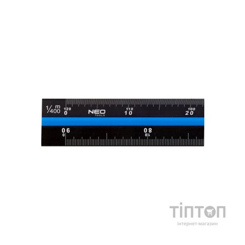 Лінійка будівельна Neo Tools трикутна, алюміній, 30 см (72-205)