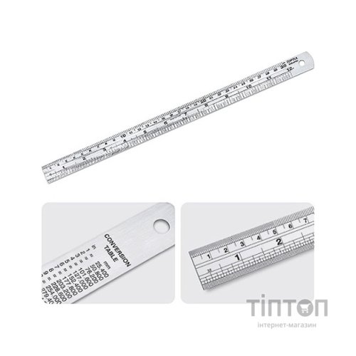 Лінійка будівельна Toptul 1м з нержавіючої сталі (IABA1000)
