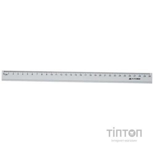 Лінійка Buromax 30см, aluminum, silver color (BM.5800-30)