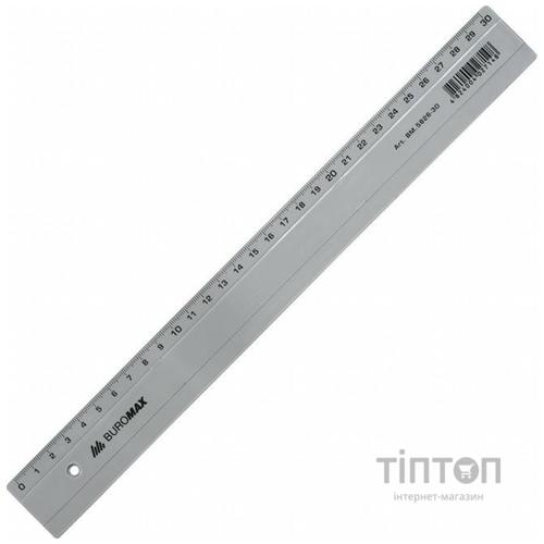 Лінійка Buromax 30см, plastic, transparent, blister (BM.5826-30)