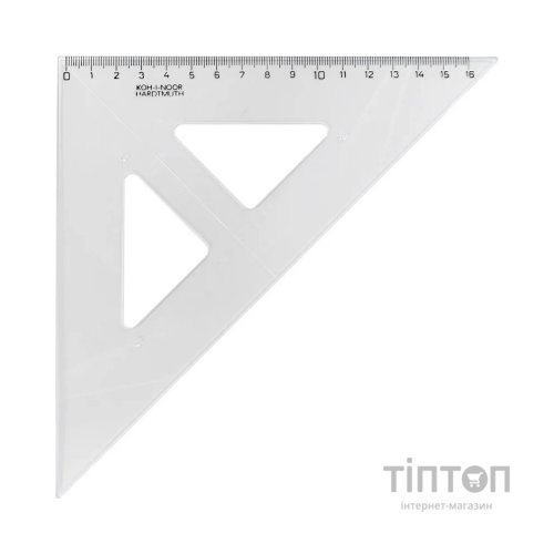 Лінійка Koh-i-Noor Трикутник 45/177, безкольоровий (744150)
