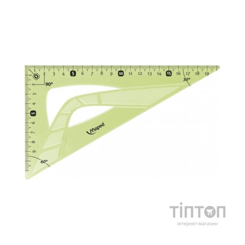 Лінійка Maped Косинець UNBREAKABLE 60гр/210мм, пластик (MP.244621)