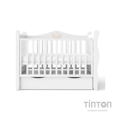 Ліжечко Angelo Angelo LUX- 10 (білий) 120х60 (11028)