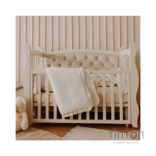 Ліжечко Angelo Габрієль айворі (велюр) 120х60 (12008)