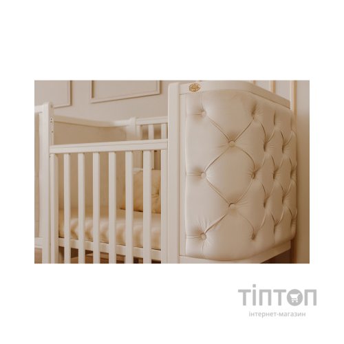 Ліжечко Angelo Luna гудзики айворі (велюр) 120х60 (12014)