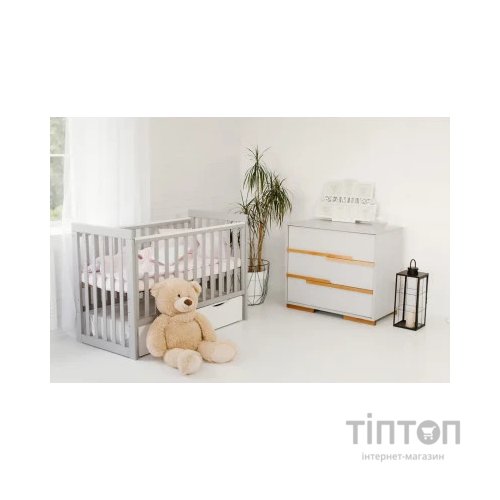 Ліжечко Angelo LUX-11 (сірий) 120x60 (11034)