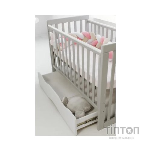 Ліжечко Angelo LUX-11 (сірий) 120x60 (11034)