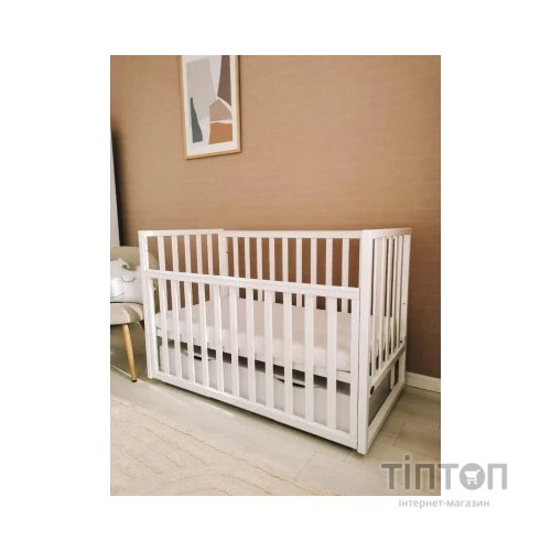 Ліжечко Angelo Люкс-12 білий (12016)