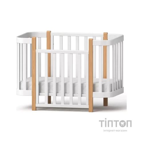 Ліжечко Angelo Magic біле (біло-букове) 120х60 (12000)