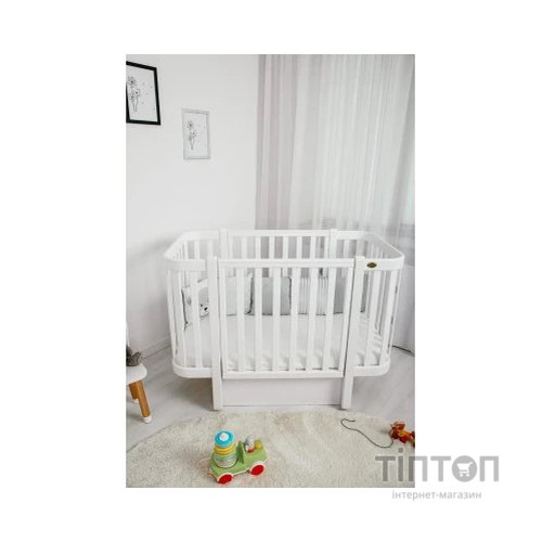 Ліжечко Angelo Magic біле (дерево) 120х60 (12002)