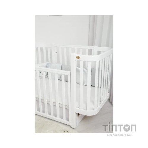 Ліжечко Angelo Magic біле (дерево) 120х60 (12002)