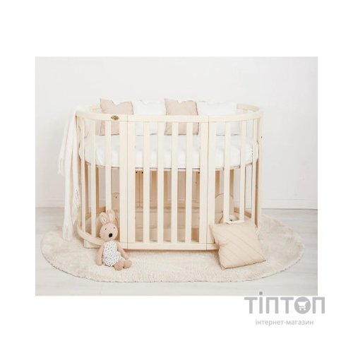 Ліжечко Angelo трансформер 7-в-1 (айворі) (11026)