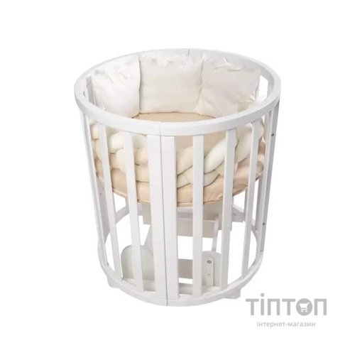 Ліжечко Angelo трансформер 7-в-1 (білий) (11025)