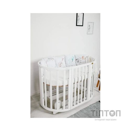 Ліжечко Angelo трансформер 7-в-1 (білий) (11025)