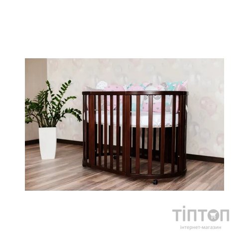 Ліжечко Angelo трансформер 7-в-1 (горіх) (11027)