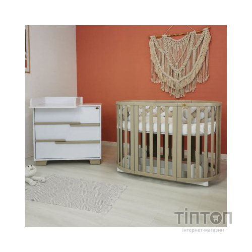 Ліжечко Angelo трансформер 7-в-1 (мокко) (13003)