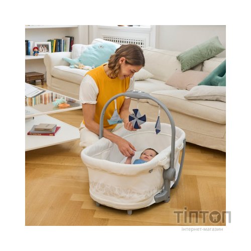 Ліжечко Chicco Колиска для новонародженого 5 в 1 Baby Hug Pro, бежевий (87076.96)