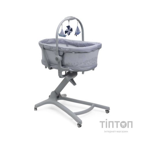 Ліжечко Chicco Колиска для новонародженого 5 в 1 Baby Hug Pro, сірий (87076.40)