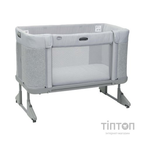 Ліжечко Chicco Next2Me Forever 3 в 1 Сіре (79650.61)
