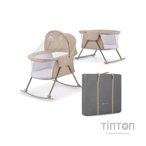 Ліжечко Kinderkraft гойдалка Lovi Beige 3 в 1 (5902533913527)