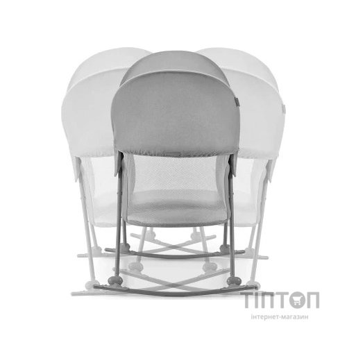 Ліжечко Kinderkraft гойдалка Lovi Grey 3 в 1 (5902533913503)