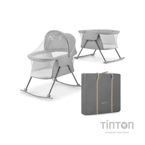 Ліжечко Kinderkraft гойдалка Lovi Grey 3 в 1 (5902533913503)