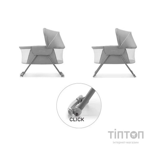 Ліжечко Kinderkraft гойдалка Lovi Grey 3 в 1 (5902533913503)