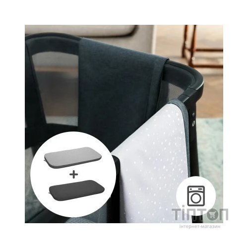 Ліжечко Kinderkraft манеж 4 в 1 Sofi Plus Grey (5902533920051)