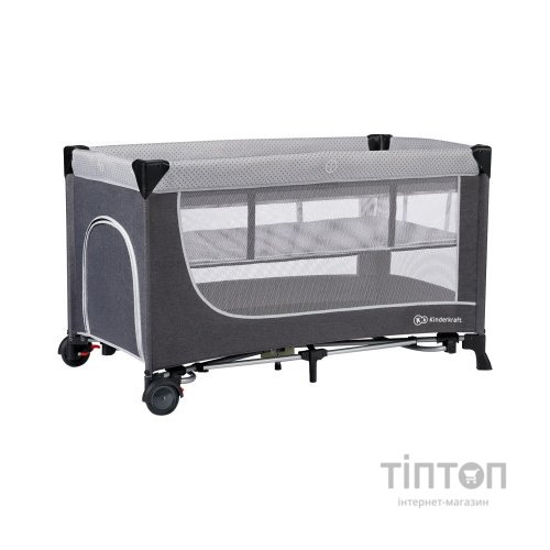 Ліжечко Kinderkraft манеж Leody Grey (5902533917990)