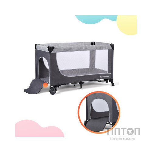 Ліжечко Kinderkraft манеж Leody Grey (5902533917990)