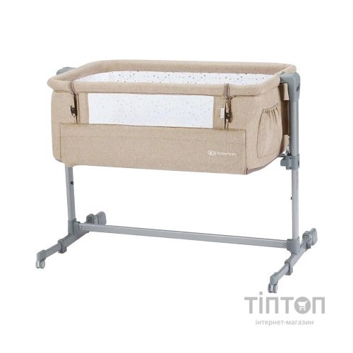 Ліжечко Kinderkraft Приставне ліжечко-люлька Neste Up 2 Beige (5902533924530)