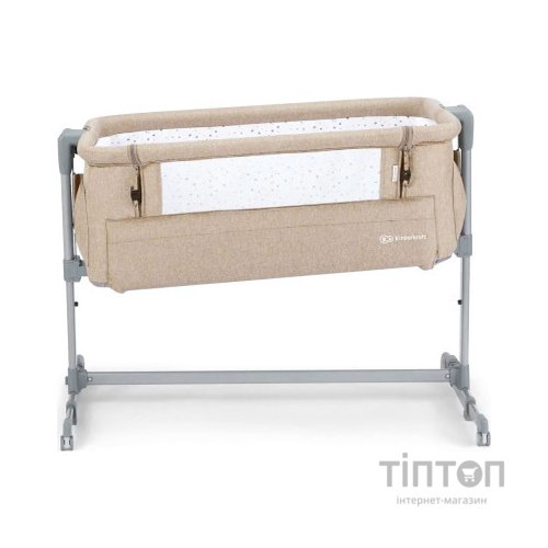 Ліжечко Kinderkraft Приставне ліжечко-люлька Neste Up 2 Beige (5902533924530)