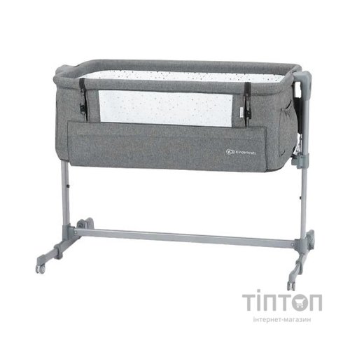Ліжечко Kinderkraft Приставне ліжечко-люлька Neste Up 2 Light Grey (5902533924523)