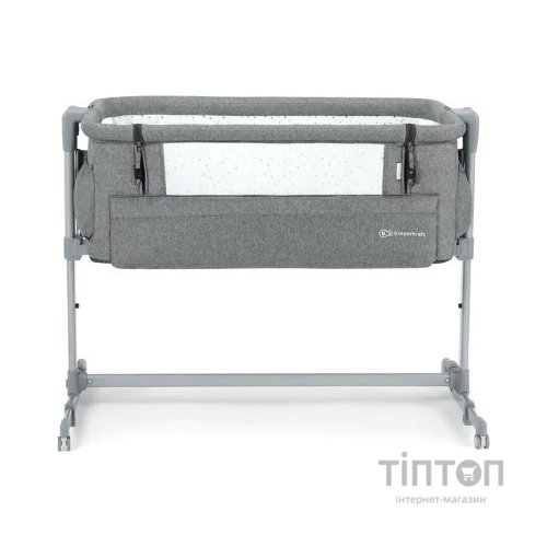 Ліжечко Kinderkraft Приставне ліжечко-люлька Neste Up 2 Light Grey (5902533924523)