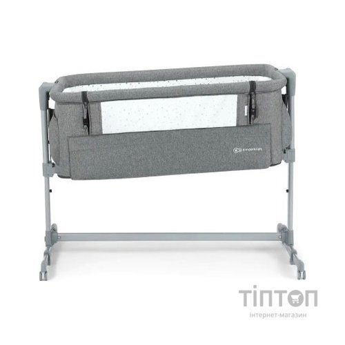 Ліжечко Kinderkraft Приставне ліжечко-люлька Neste Up 2 Light Grey (5902533924523)