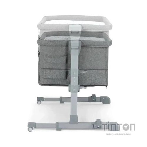 Ліжечко Kinderkraft Приставне ліжечко-люлька Neste Up 2 Light Grey (5902533924523)