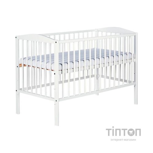 Ліжечко Klups Henry 120 х 60 см Біле (HENRY3)